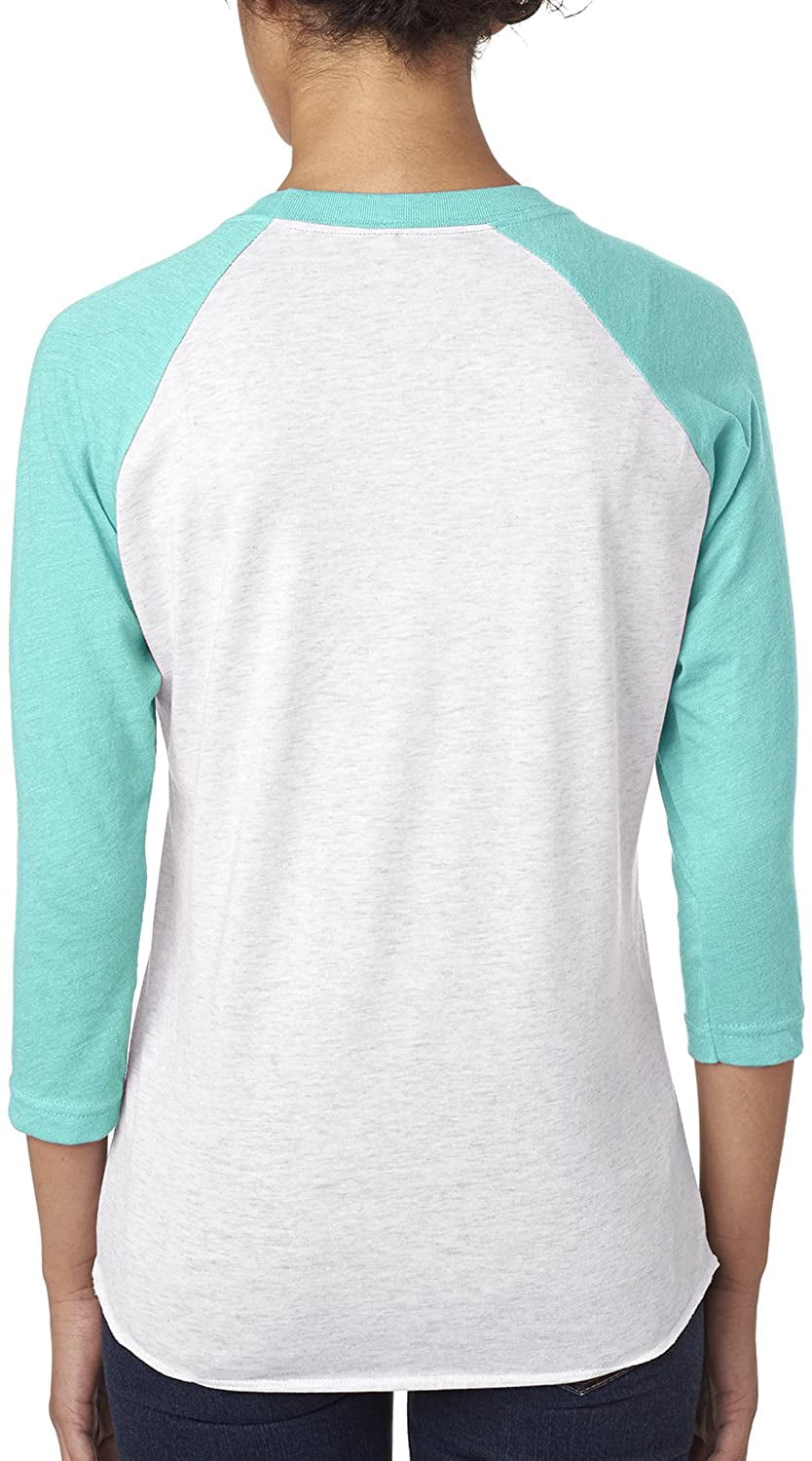 Mens Clementine Tri-Blend 3/4-Sleeve Raglan Tee