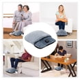 thumbnail image 3 of Wosthever Calentador de pies eléctrico de felpa súper suave para calentadores de pies de calentamiento instantáneo para mujeres zapatillas Electrodomésticos, 3 of 6