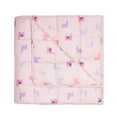 thumbnail image 1 of Luna Kids Weighted Blanket - Individual Use - 10 Lbs - 41x60 - Twin Size Bed - 100% Oeko-Tex Cooling Cotton & Glass Beads - USA Designed - Heavy Cool Weight - Pink Llama, 1 of 1