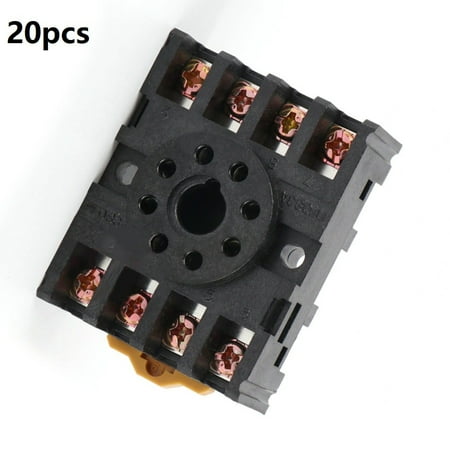 

PF083A 8 Pin Power Timer Relay Socket Base Holder for MK2P AH3 ASY DH48S