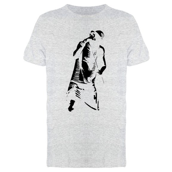 Singer With Microphone Tee Men's -Image by Shutterstock Men's T-shirt