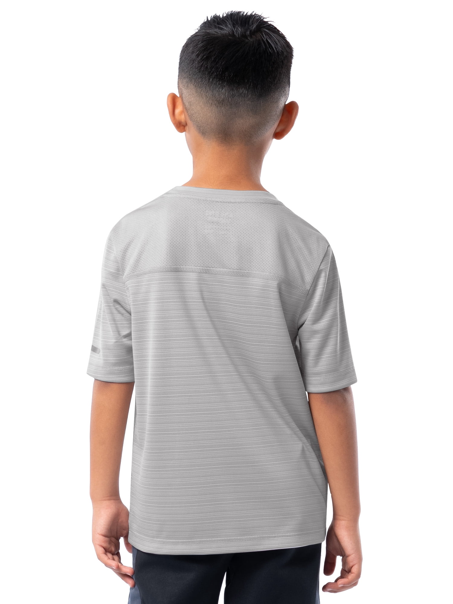 Athletic Works Boys Short Sleeve Core Performance T-Shirt, Sizes 4-18 & Husky