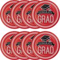 thumbnail image 2 of School Spirit Red Paper Plates, 18pk, 2 of 5
