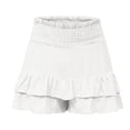 thumbnail image 5 of biudgviw Flowy Shorts for Women Smocked High Waisted Golf Tennis Shorts Ruffle Layered Boho Summer Beach Vacation Shorts, 5 of 6