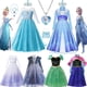 thumbnail image 2 of Frozen-vestido de princesa de la coronación de Anna y Elsa para niñas, disfraz de reina de la nieve, ropa de fiesta de cumpleaños, Cosplay, 1 y 2 Fivean unisex, 2 of 2