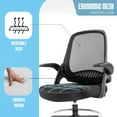 thumbnail image 5 of BestOffice Ergonomic Office Chair, Lumbar Support, Swivel Rolling for Men, Women(Black), 5 of 7