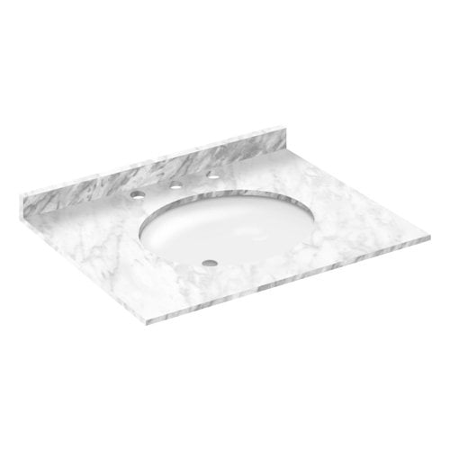 LessCare Cara White 31'' Single Bathroom Vanity Top