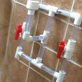 thumbnail image 4 of FixtureDisplays® 1PK Round Clear PVC Pipe 2-1/2" (63mm) X 36" Long, Rigid Plastic Tubing for Dust Collection Hose and Fittings, Light Scratches Present 15890-2.5"X36", 4 of 8