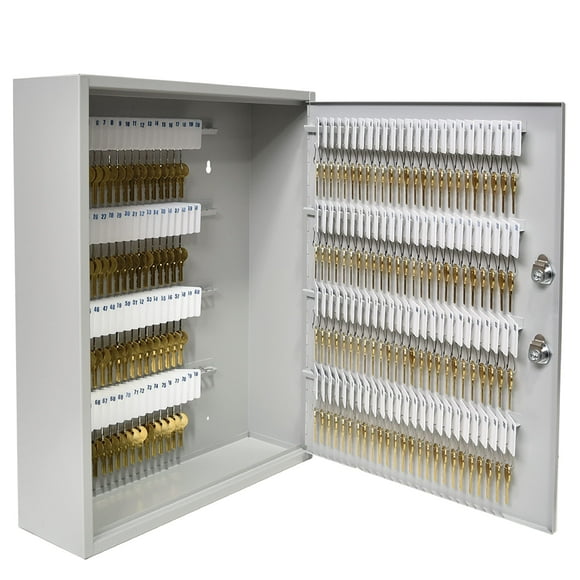 Armario para llaves BankSupplies STEELMASTER 200, doble cierre, 22 G, acero