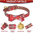 thumbnail image 4 of Juego de collares navideños para perros EXPAWLORER, ajustable de 24 a 30 cm, 4 of 7