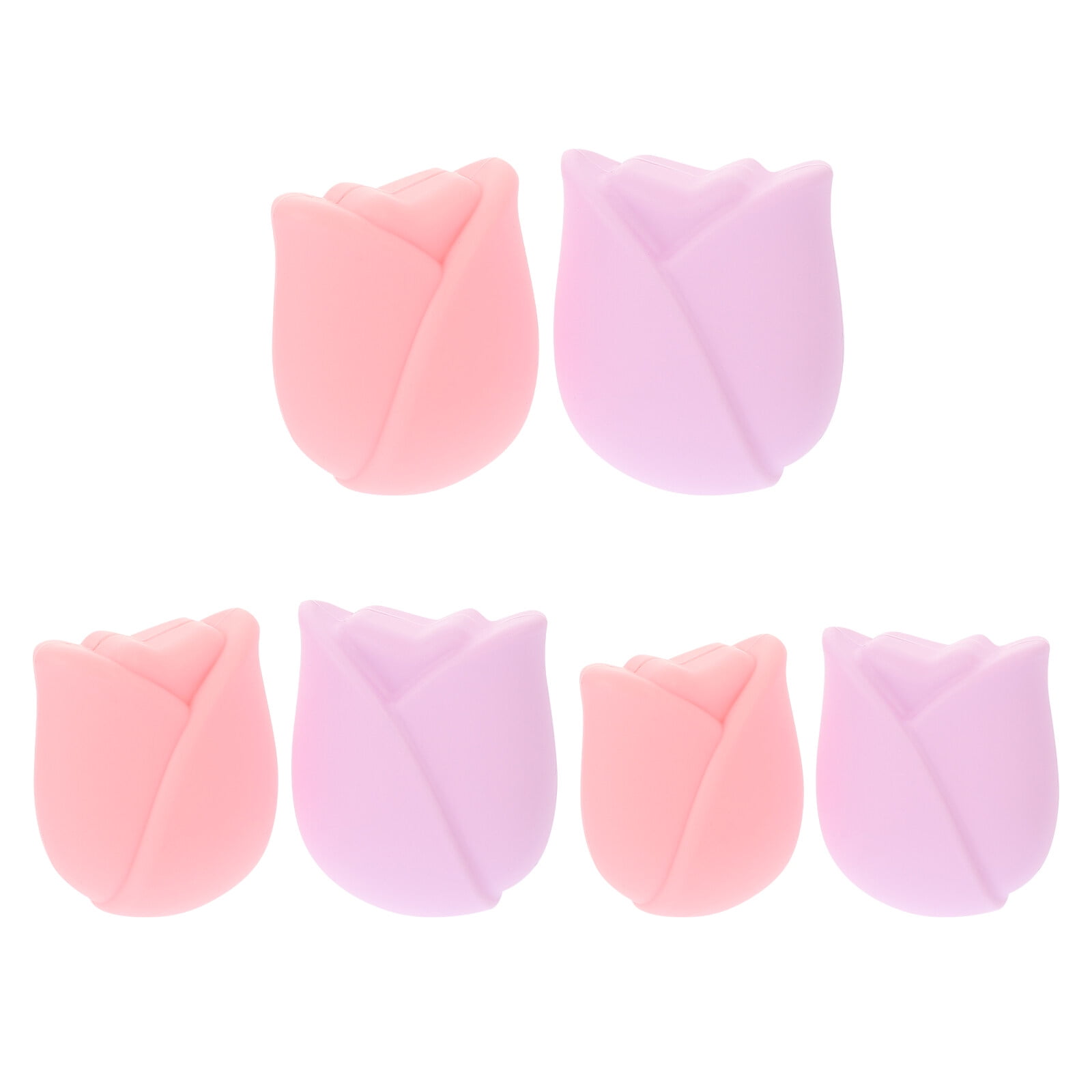6Pcs Makeup Brush Protectors Silicone Cosmetic Brush Covers Dustproof