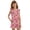 Pink Rose, variant on Pink Rose Print Girls Summer Jumpsuit Kids Button Flutter Sleeve Short Playsuit Elastic Waist Round Neck Casual Romper Outfit Clothes with Pockets for 7-8 Y