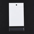 thumbnail image 2 of Pearl Film OPP Cellophane Bags Self-Adhesive Sealing with Hang Hole Rectangle White 14x6cm Unilateral Thickness: 0.035mm Inner Measure: 9x6cm diy, 2 of 3