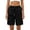 Black, variant on Gunia Cargo Shorts For Women Bermuda Shorts Casual Workwear Shorts With Five Pocket Design Lightweight Shorts With Pockets And Drawstring Hiking Shorts Grey 2Xl