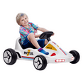 thumbnail image 1 of Qaba 6V Electric Go Kart for Kids with Music, Light, Horn, White, 1 of 10