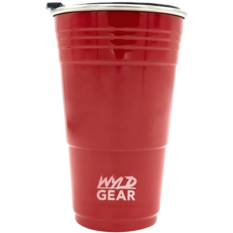 Classic Red Insulated Metal Party Cups