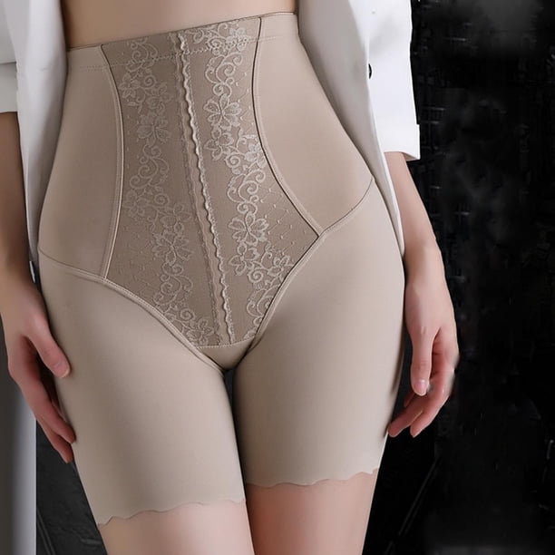 Fajas moldeadoras de cintura alta, pantalones abdominales delgados, faja posparto para mujer, moldeadora de abdomen, cintura, glúteos, pantalones de seda en la entrepierna, fajas para mujer