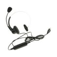 thumbnail image 1 of Call Center Monaural USB Plug Headset Headphones with Mic microphone call center for Computer, 1 of 9