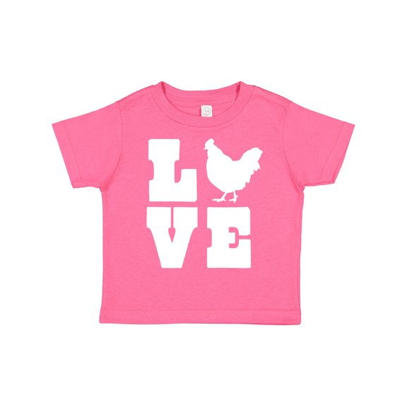 Inktastic Love Chickens Boys or Girls Toddler T-Shirt