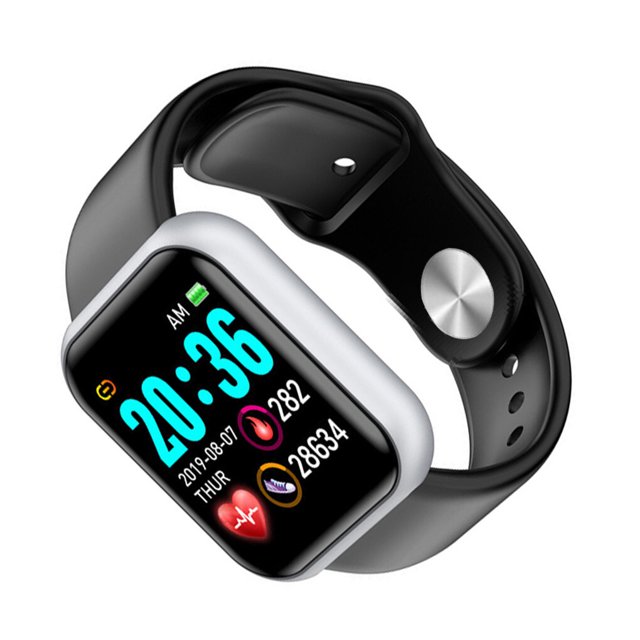 Methold Reloj inteligente con esfera cuadrada, frecuencia cardíaca, calorías, resistente al agua, reloj de deportivo, en Type2 NO2