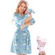 thumbnail image 1 of ECO BABY Juego de bata y manta para mamá y yo | Bata de maternidad y conjunto de bebé a juego para niña, niño | Trabajo de parto y parto hospitalario, 1 of 1