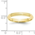 thumbnail image 7 of 10K Yellow Gold 3mm Half Round with Edge Band Ring Size 7, 7 of 7