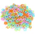 thumbnail image 1 of 500 Pcs Mixed Color Plastic Stitch Counting Rings Crochet Sewing Accessories, 1 of 4