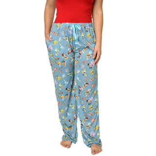Disney Mickey Mouse Womens Pajama Pants Lounge Jogger, Red, Mickey ...