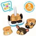 thumbnail image 2 of Stack-a-Roos Pals: Shepherd Puppy - Lights & Sounds, 5pc Stacking Animal Tower, Build & Learn To Count, Nesting STEM Toy, Baby-Toddlers Ages 12 mo+, 2 of 9
