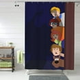 thumbnail image 6 of Scooby Doo Shower Curtain, Lovely Cartoon Shower Curtains Set for Kids Boys Girls College Dorm Bathroom, Waterproof Restroom Bathtub Decor Accessories with 12 Hooks 60"X72" Plastic, 6 of 8