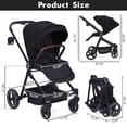 thumbnail image 2 of BabyTravelReversible Bassinetwith Convenient One-Handed Folding Featurewith Recliner and Oversized, 2 of 9