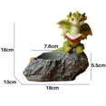 thumbnail image 2 of AMERTEER Succulent Planter Tabletop Decorative Plant Pot Dinosaur Ornament Animal Flower Pot Decor, 2 of 10