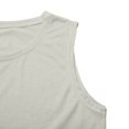 thumbnail image 3 of Tweang Sleeveless Tops Summer Casual women's tanks & camis camisole tops for women Loose Fit thick strap tank Tank Tops for Women Long Tank Tops wide strap tanks Lightweight Shirt Beige L, 3 of 8