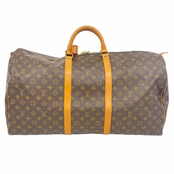 Pre-Owned Louis Vuitton Bags - Boston Monogram Keepall 60 M41422 Brown Men's & Women's