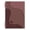 Burgundy Rose Velvet, variant on 1Pc B5 Refillable Binder Notebook, Loose Leaf Journal with 60 Sheets 120 Pages, 7.2" x 10.03" Burgundy Rose Abstract Wave Ring Notepad