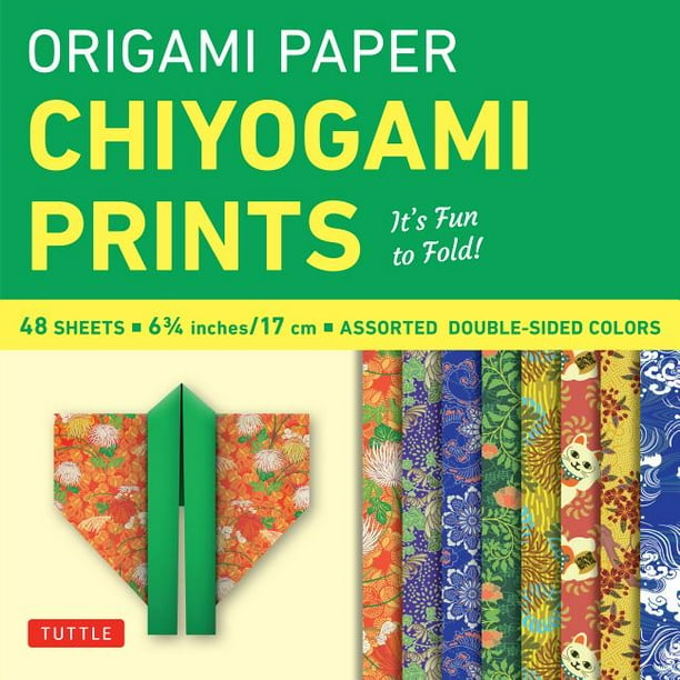 Origami Paper Chiyogami Prints 6 3/4" 48 Sheets Tuttle Origami