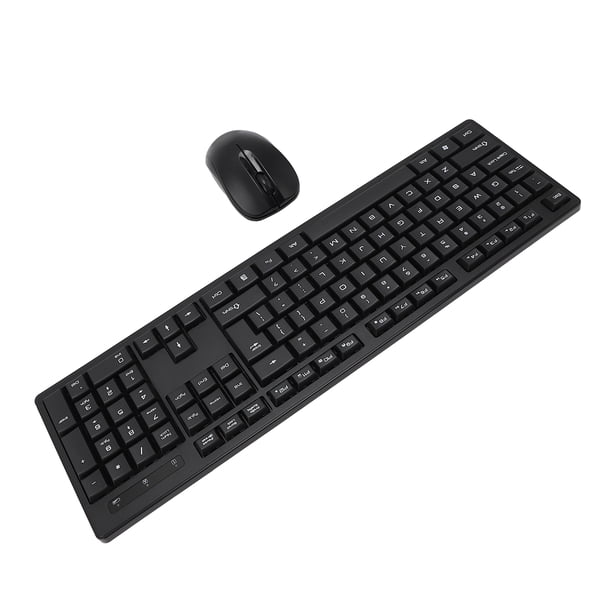 Teclado Y Mouse Inalámbricos, Diseño Ergonómico Diseño De Teclas De Acceso Directo Simplificado Amplia Compatibilidad Mouse Con Teclado Inalámbrico 2.4G Para El Hogar
