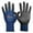 Dark Blue, variant on Qear General Purpose Work Safety Gloves, 3 Pairs, Nitrile Rubber, Abrasion Resistant, Small
