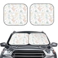 thumbnail image 6 of Lsque Sea Animals 2 PCS Windshield Sun Shade | CarFoldable Window Covers | Car Accessories Reflect UV for Universal Cars SUV Truck | Medium, 6 of 7