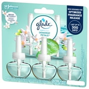 Glade PlugIns Refills Air Freshener, Dewdrop Petals, 1.34 oz, 5 Refills