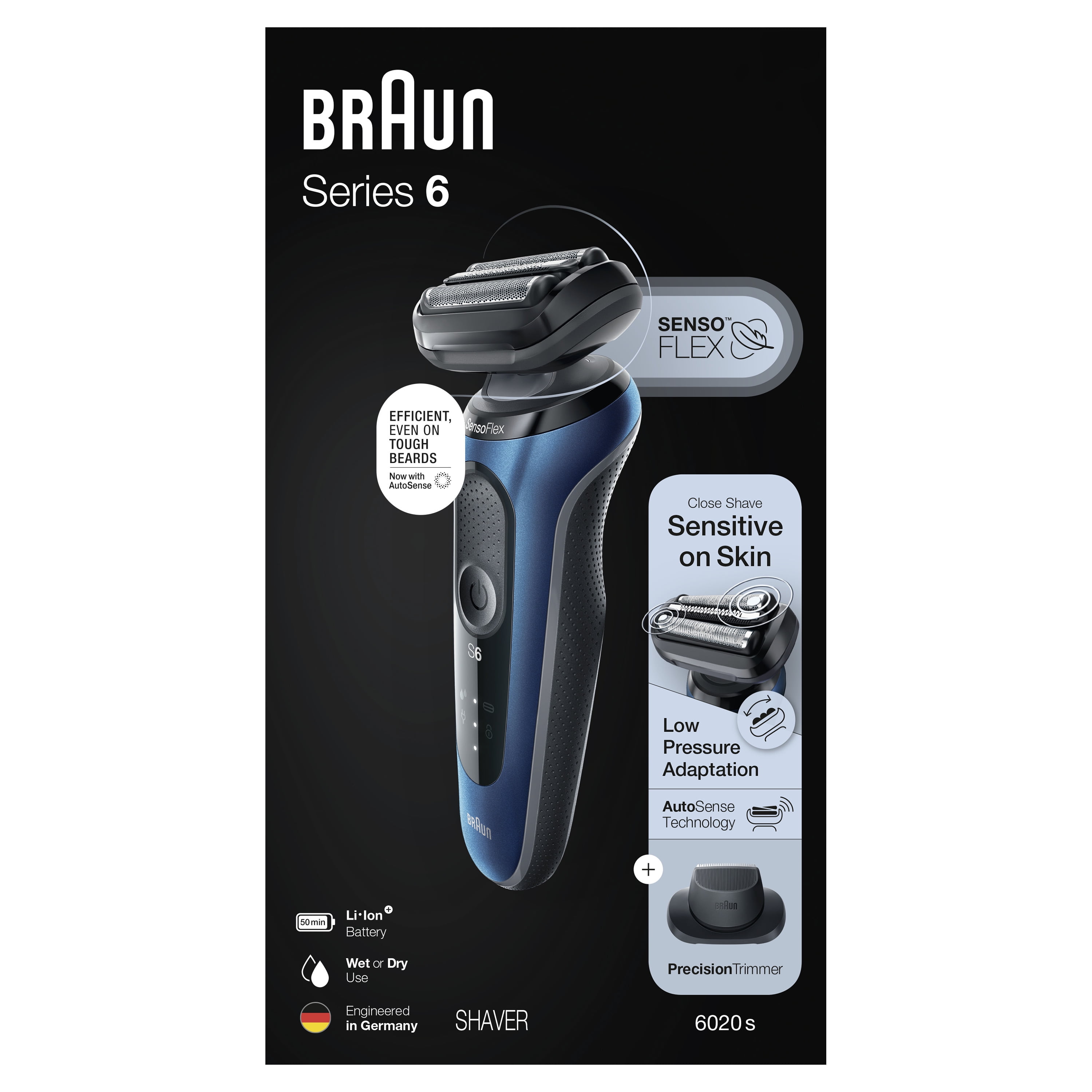 Buy Braun Series 6 SensoFlex Electric Shaver 60 N4500 CS · Nicaragua
