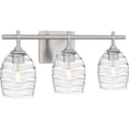 thumbnail image 2 of Quoizel Lucy 3-Light Brushed Nickel Bath Light, 2 of 6