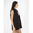thumbnail image 2 of Chaleco cruzado con solapa AMAD Casual para mujer Talla M, 2 of 6