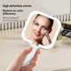 thumbnail image 4 of 808 Handheld Led Makeup Mirror With 3 Color Lighting Touch Control Rechargeable Vanity Mirror - Roun, 4 of 5