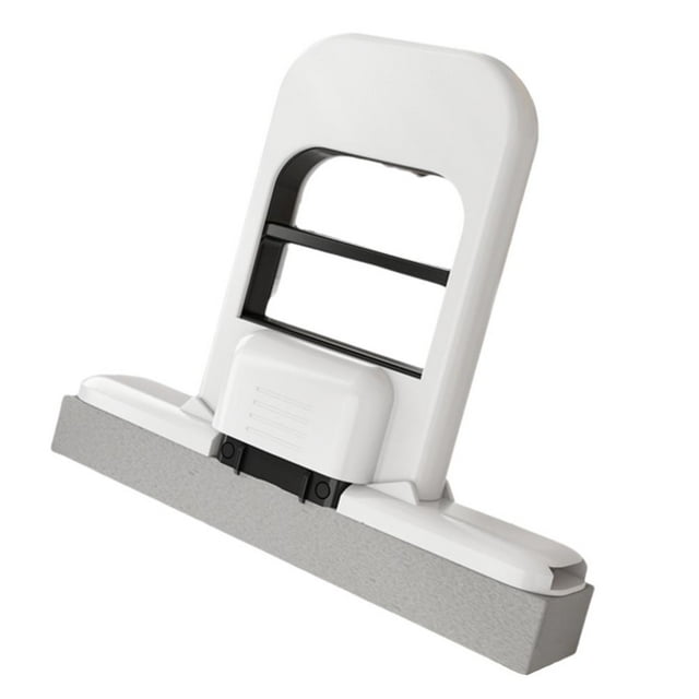Chuip Mini Foldable Desktop Mop with Self-Squeeze Handle for Kitchen Countertops and Small Spaces