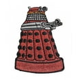 thumbnail image 1 of Doctor Who Red Dalek Embroidered Iron On 2 1/2 Inch Patch, 1 of 1