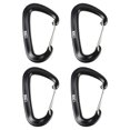 thumbnail image 2 of Meileang 4Pcs Carabiner Clips Strong Load-bearing Solid Construction High Strength Heavy Duty Carabiners Rope Connectors, 2 of 8