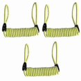 thumbnail image 3 of 3 Pcs Disc Brake Lock Security Disc Lock Reminder Bike Cable For Bike Yellow, 3 of 4