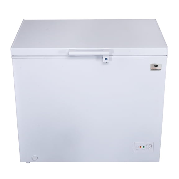 White Westinghouse  Congelador 9 pies  251 Litros  WWCCF89251LHWSD  Inverter  Control dual  Condensador interno  Canastilla  Puertas deslizables  Luz interior  Ruedas