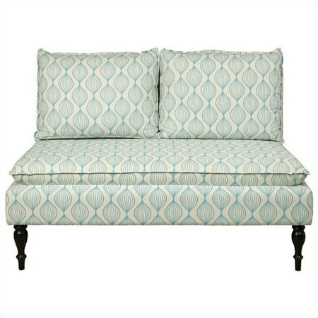 Pri Living Room Bench In Cream And Blue Canada Pri Living Room Bench In Cream And Blue Image 1 Of 3